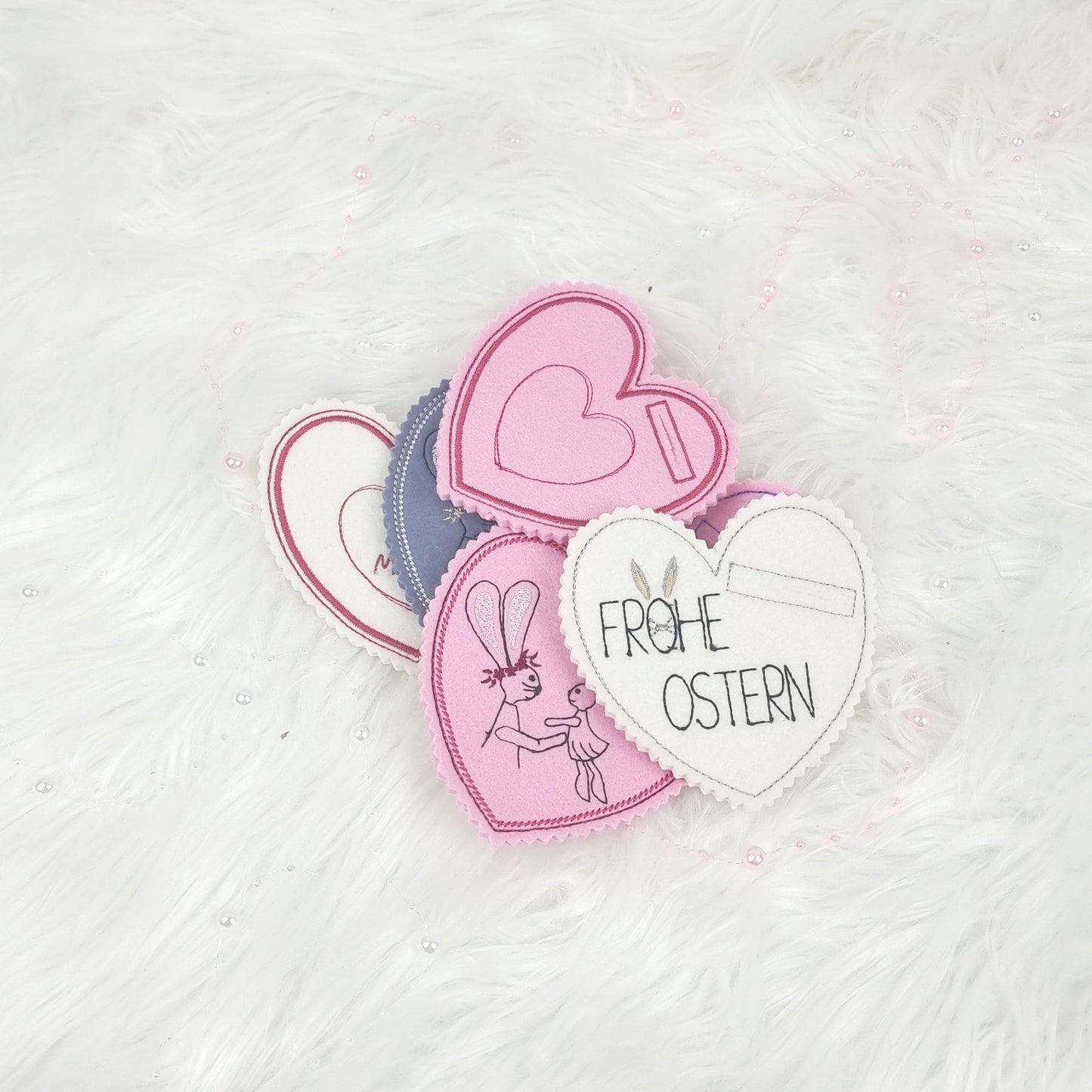 Geldgeschenk Herz Verpackung rosa | Gutscheinhülle | Wunscherfüller aus Filz | Geburtstag | Muttertag | Mitbringsel