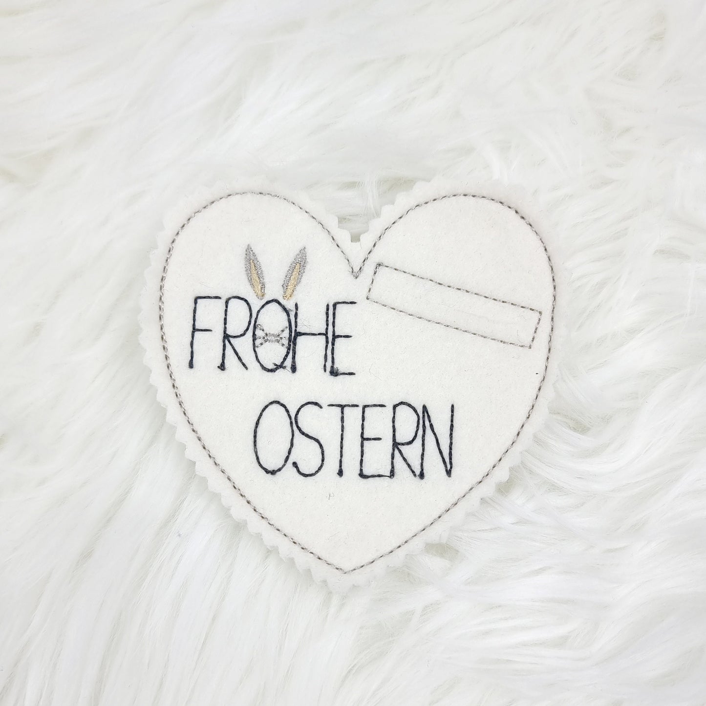 Wunscherfüller aus Filz beige | Geldgeschenk Herz Verpackung | Gutscheinhülle | Ostergrüße | Mitbringsel