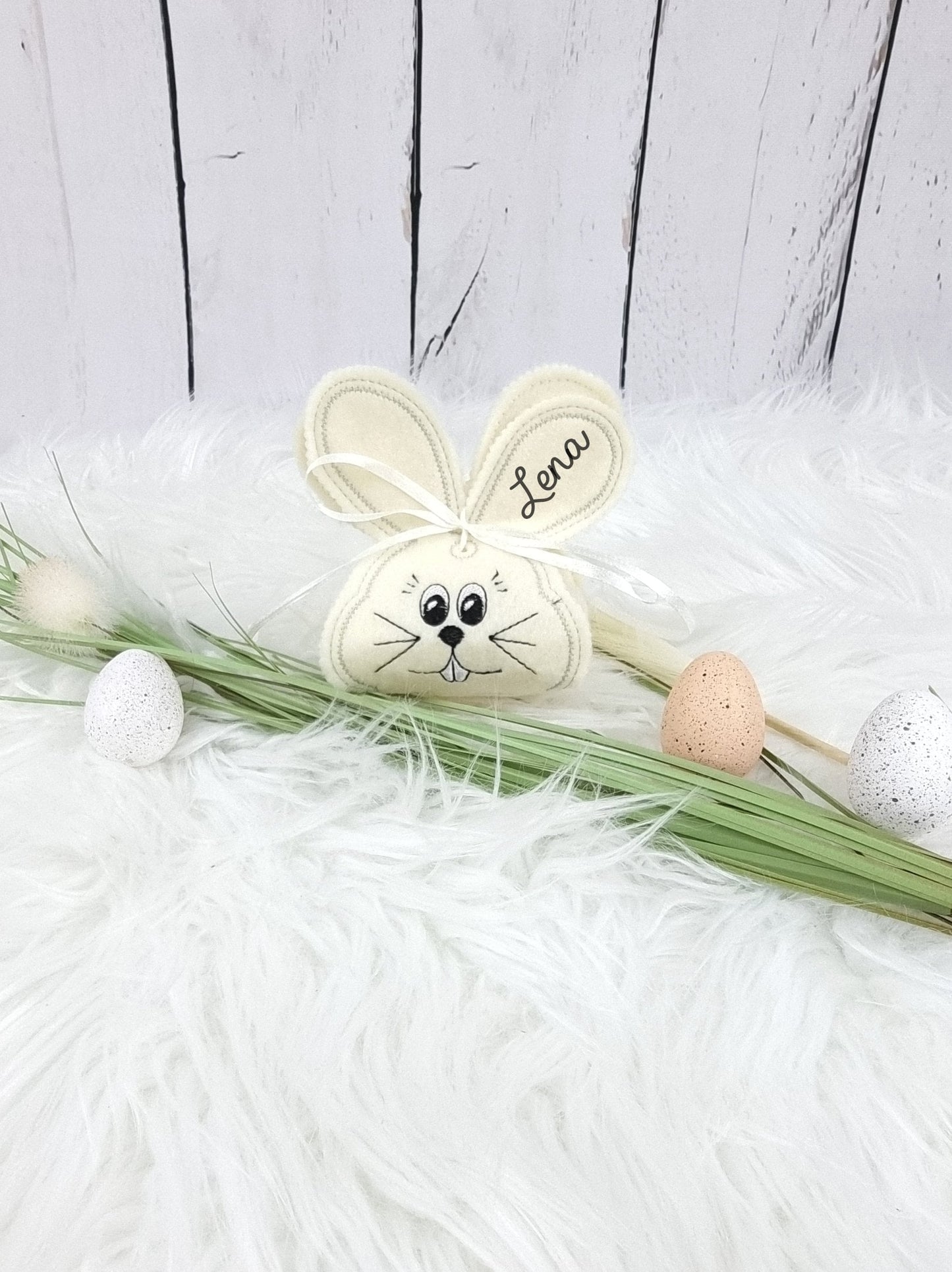 Osterkörbchen weiß | Osterbeuel | Geschenkverpackung | Osterhase | Ostersäckchen| personalisierbar