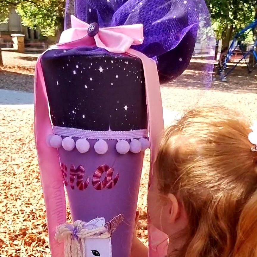 Schultüte passend zum Ranzen Helicopter Sam von Step by Step | Zuckertüte 70 cm bestickt | Einschulung