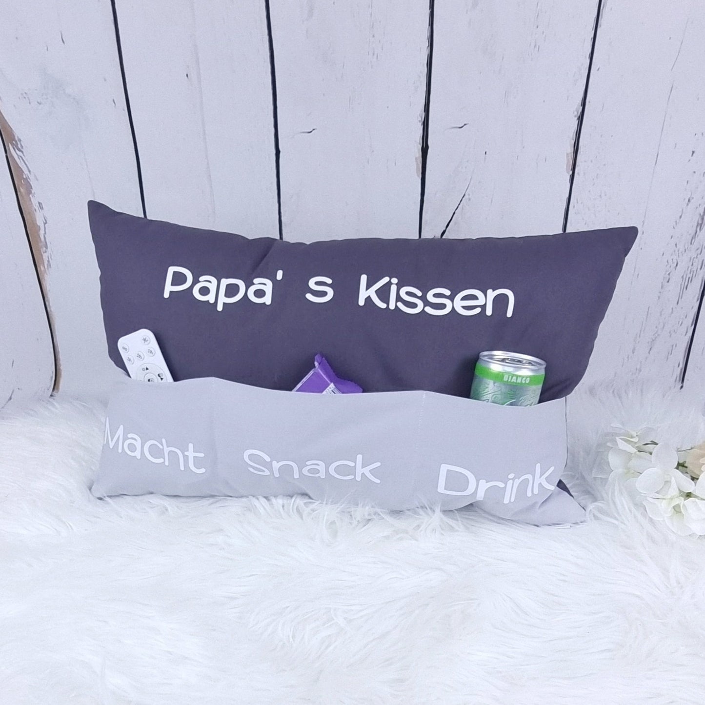 Papas Kissen | personalisierbar | Geschenkidee | Sofakissen | Chefplatzkissen