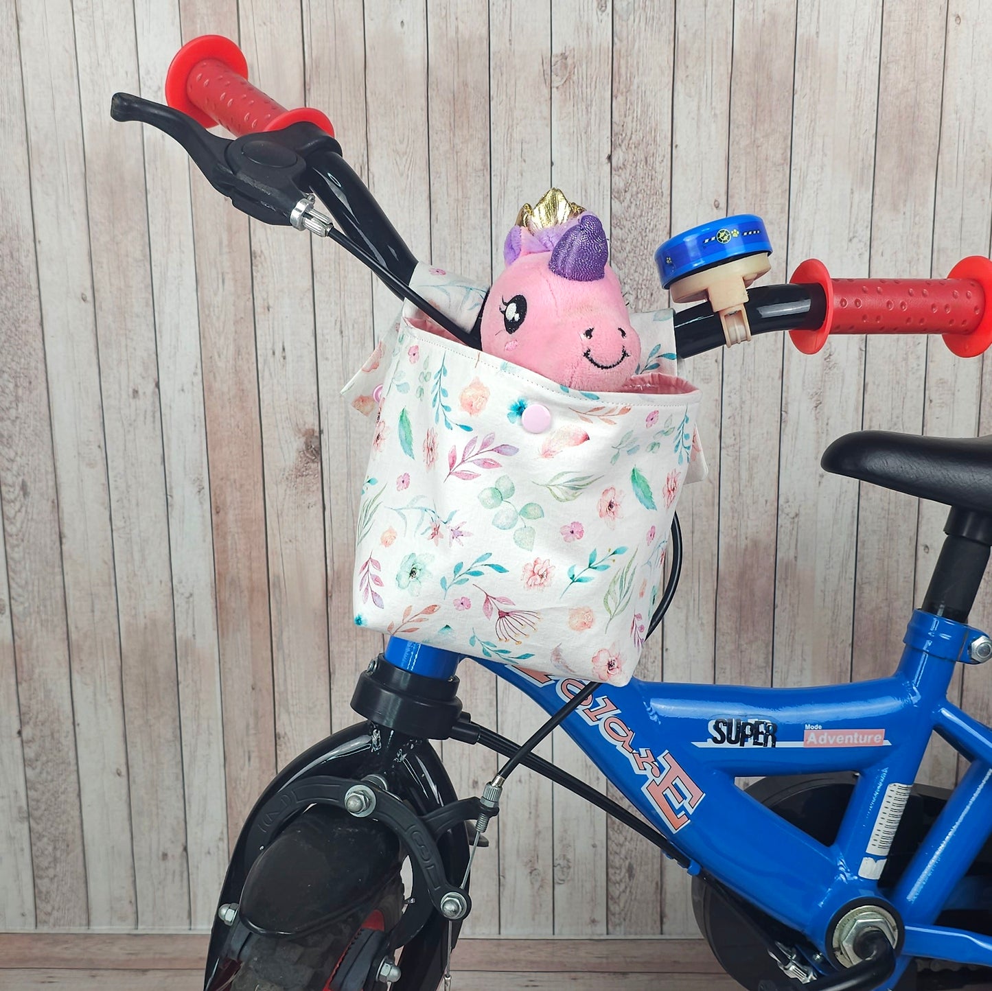 Lenkertasche Blumen | Laufradtasche | Kinder und Erwachsene | Fahrradzubehör | Rollertasche