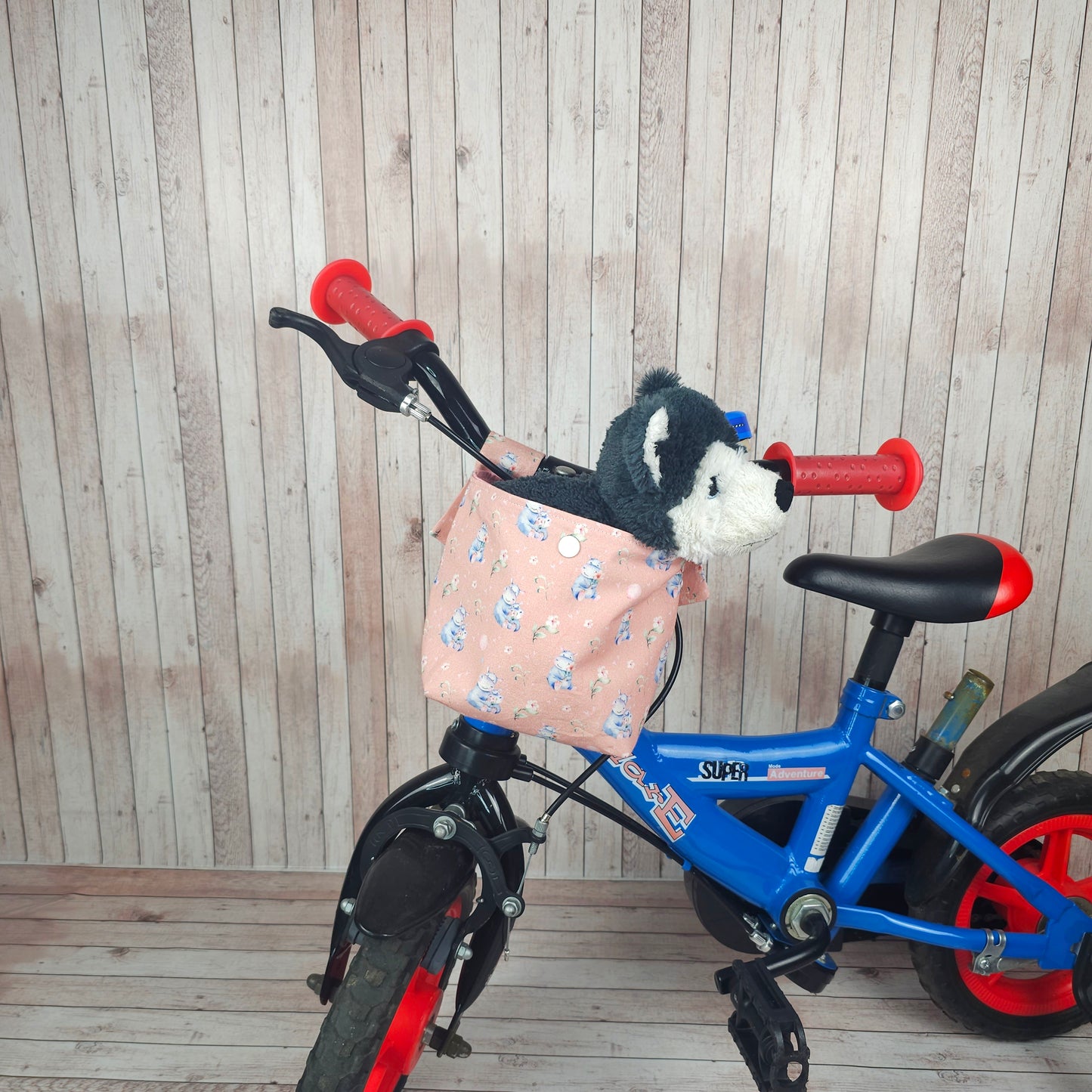 Lenkertasche Nilpferd | Laufradtasche | Kinder und Erwachsene | Fahrradzubehör | Rollertasche