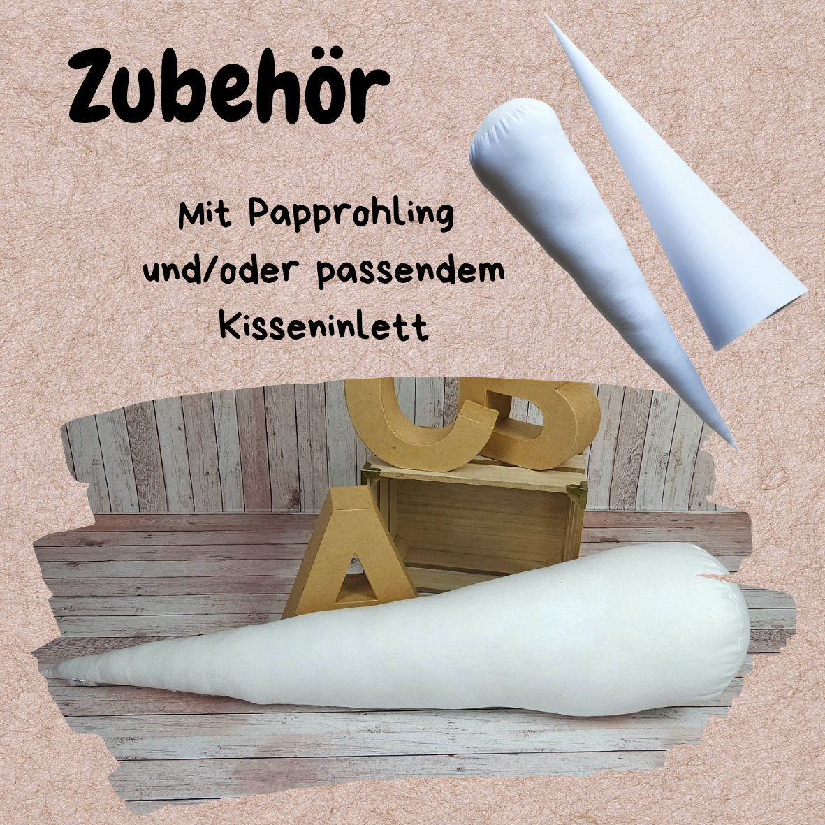Schultüte mit Name und Einhorn mit Wollhaar | puder/altgrün Tupfen | Einschulung | 70cm | Kissen