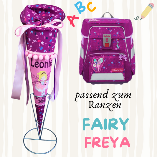 Schultüte passend zum Ranzen Fairy Freya von Step by Step | verschiedene Applikationen | Einschulung