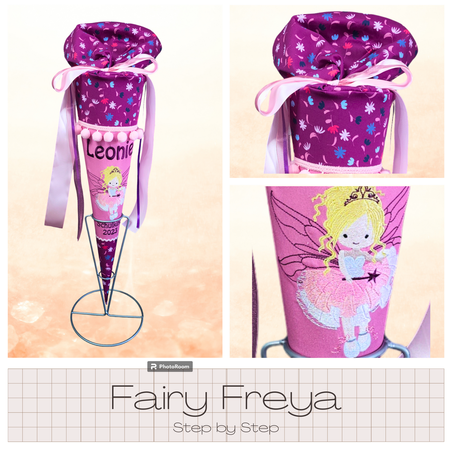 Schultüte passend zum Ranzen Fairy Freya von Step by Step | verschiedene Applikationen | Einschulung