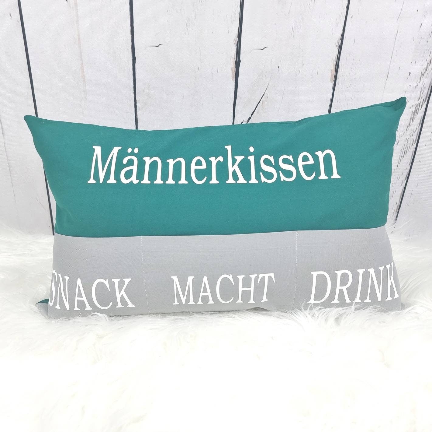Männerkissen mit Taschen | Frauenkissen | personalisierbar | Geschenkidee | Sofakissen | Chefplatzkissen