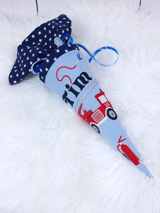 Kindergartentüte | Geschwistertüte | Feuerwehr | Kindergartenstart | 5. Klasse-Schultüte | Geschwistertüte | Kissen