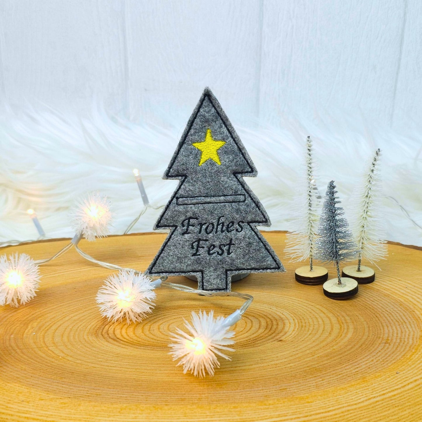 Filz Tannenbaum als Geldgeschenk | Gutschein Verpackung | Wunscherfüller | Mitbringsel