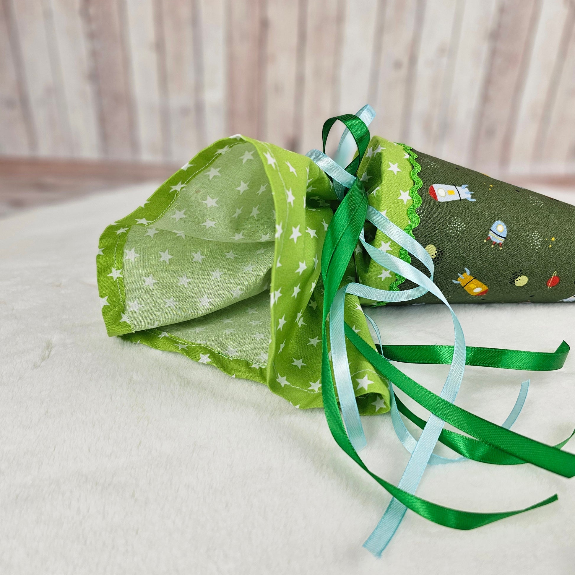 Kindergartentüte | Geschwistertüte | Rakete | Kindergartenstart | 5. Klasse-Schultüte | Geschwistertüte | Kissen