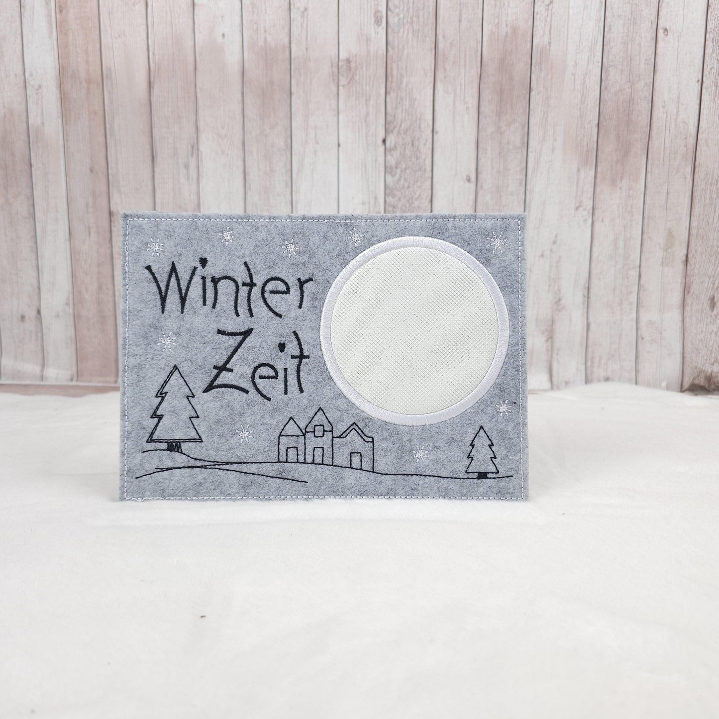 Tassenteppich Winterzeit | MugRug | Untersetzer | Dekoration | Geschenkidee