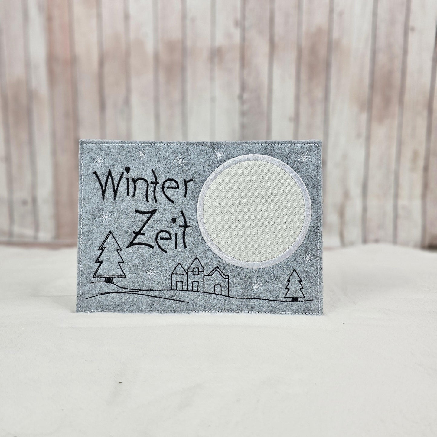 Tassenteppich Winterzeit | MugRug | Untersetzer | Dekoration | Geschenkidee