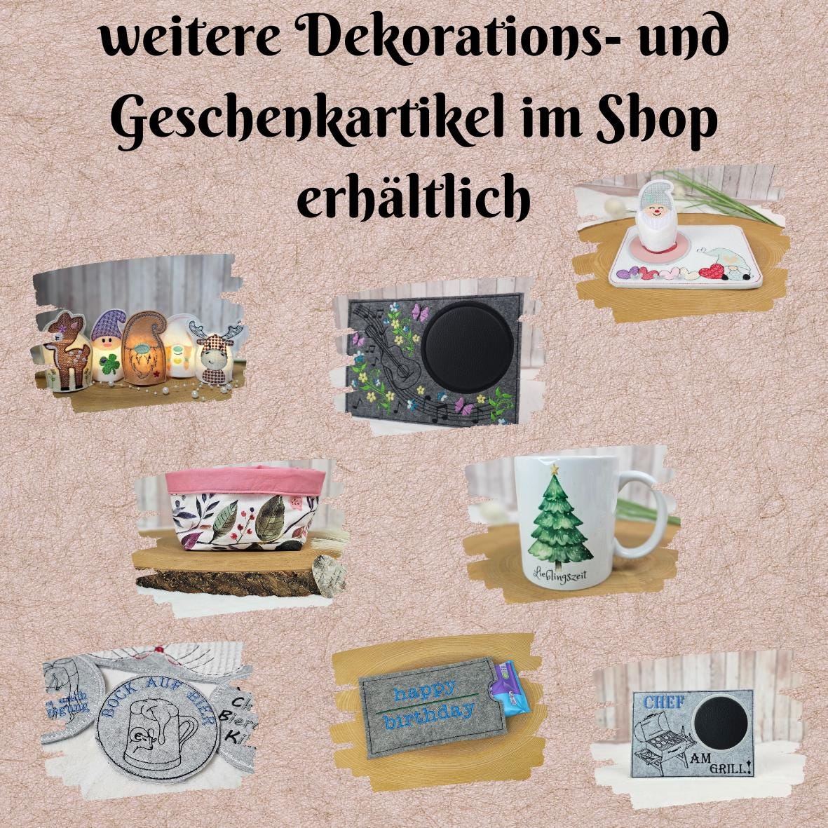 Tassenteppich Winterzeit | MugRug | Untersetzer | Dekoration | Geschenkidee