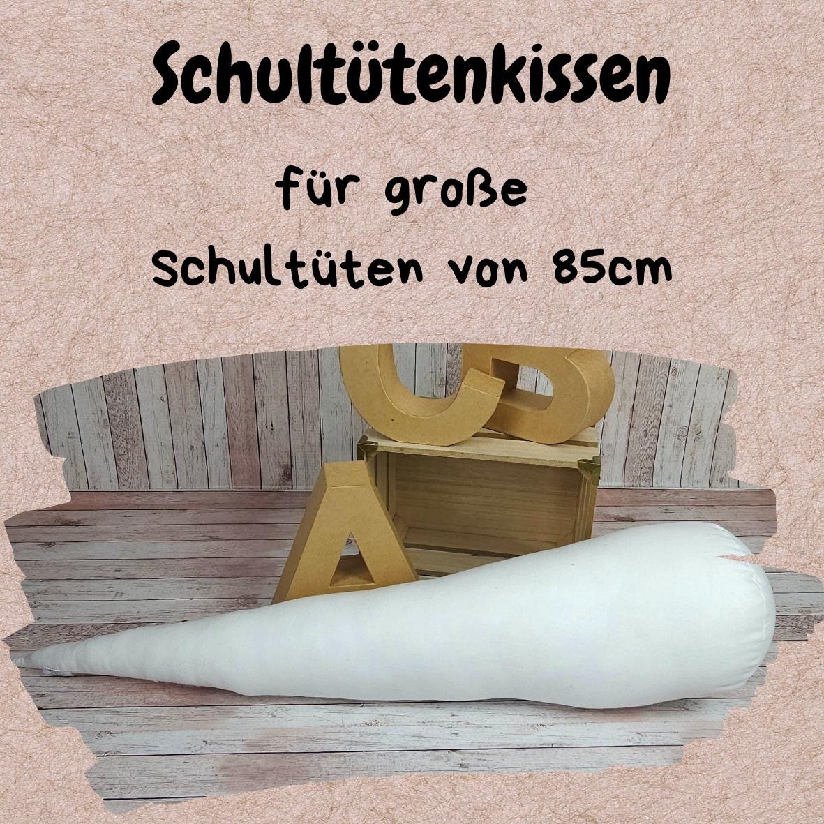 Kissen Inlett für die Schultüte 85cm | Füllkissen | Zuckertütenkissen | Schultütenfüllung | Inlett Schultüte Stoff | Kuschelkissen
