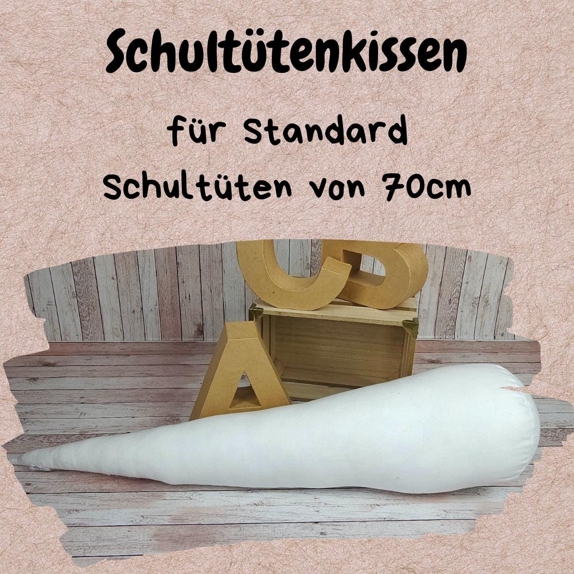 Kissen Inlett für die Schultüte 70cm | Füllkissen | Zuckertütenkissen | Schultütenkissen | Inlett Schultüte Stoff | Kuschelkissen
