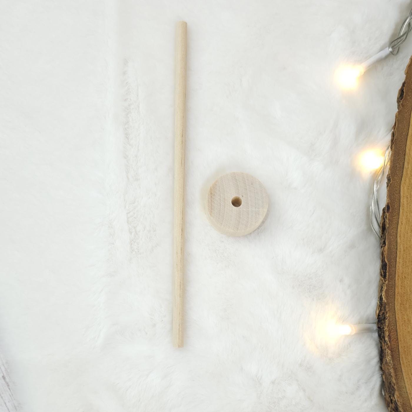 Weihnachtsbaum mit Kugeln aus mint farbenen Filz | Tannenbaum auf Holzständer| Filzbaum als Dekoration, Weihnachtsgrüße oder Mitbringsel