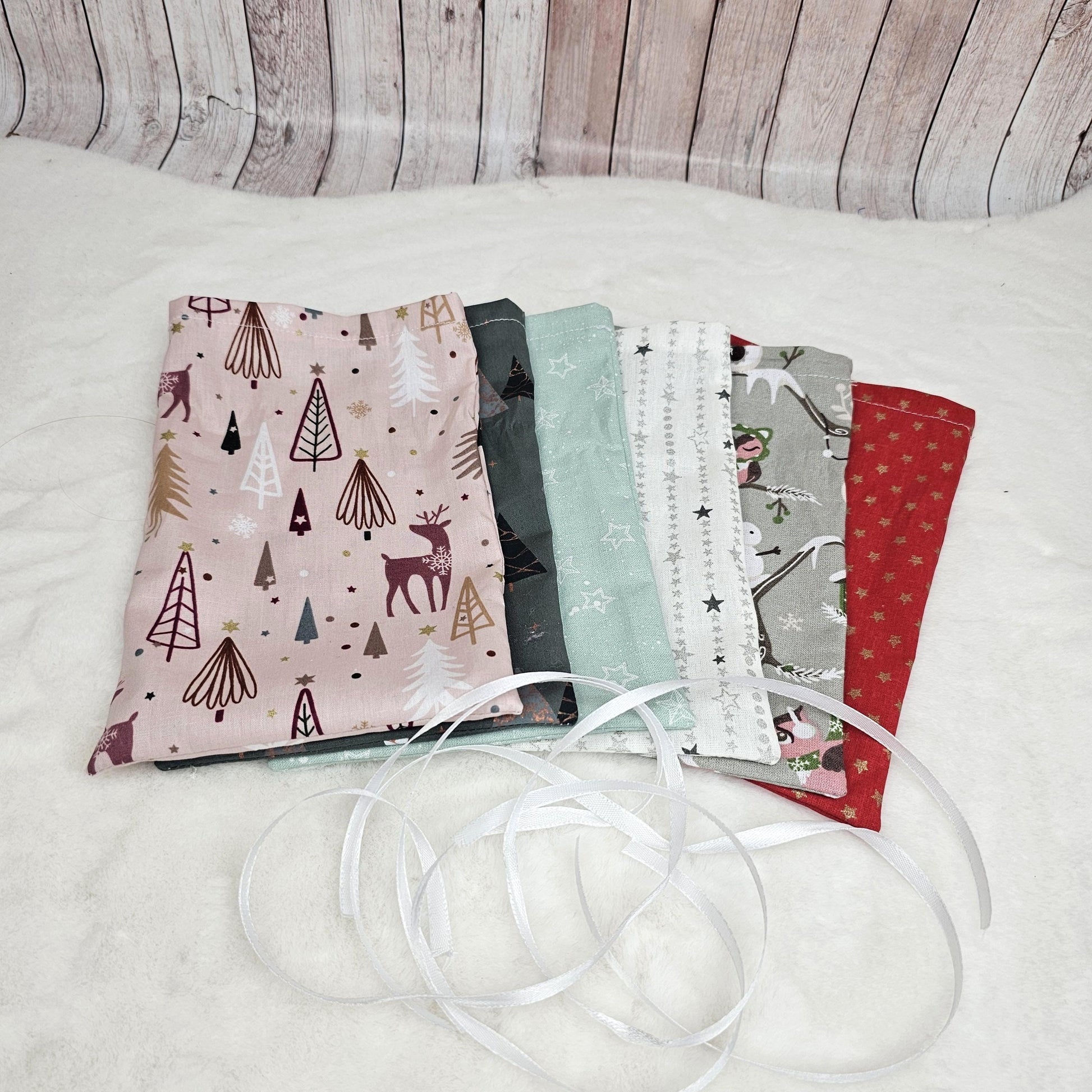 Adventskalendersäckchen | Säckchen aus Stoff | Adventskalender zum befüllen | Weihnachtskalender