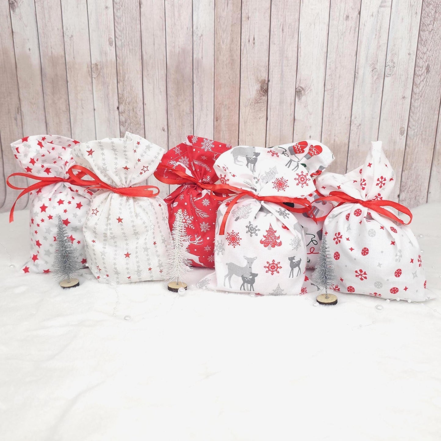 Adventskalendersäckchen | Säckchen aus Stoff | Adventskalender zum befüllen | Weihnachtskalender