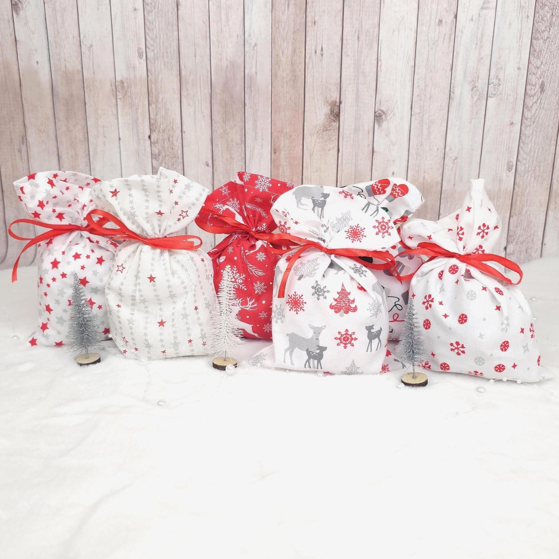 Adventskalendersäckchen | Säckchen aus Stoff | Adventskalender zum befüllen | Weihnachtskalender