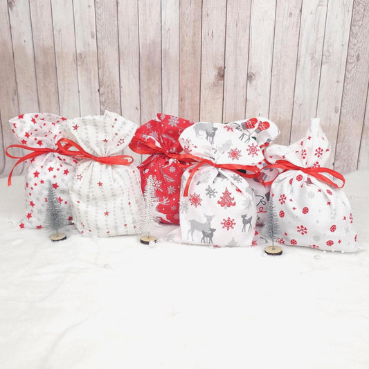 Adventskalendersäckchen | Säckchen aus Stoff | Adventskalender zum befüllen | Weihnachtskalender