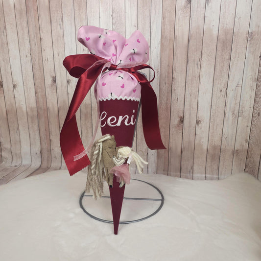 Kindergartentüte | Geschwistertüte | Pferdemädchen| Kindergartenstart | 5. Klasse-Schultüte | Kissen | Trosttüte | individuelle Schultüten