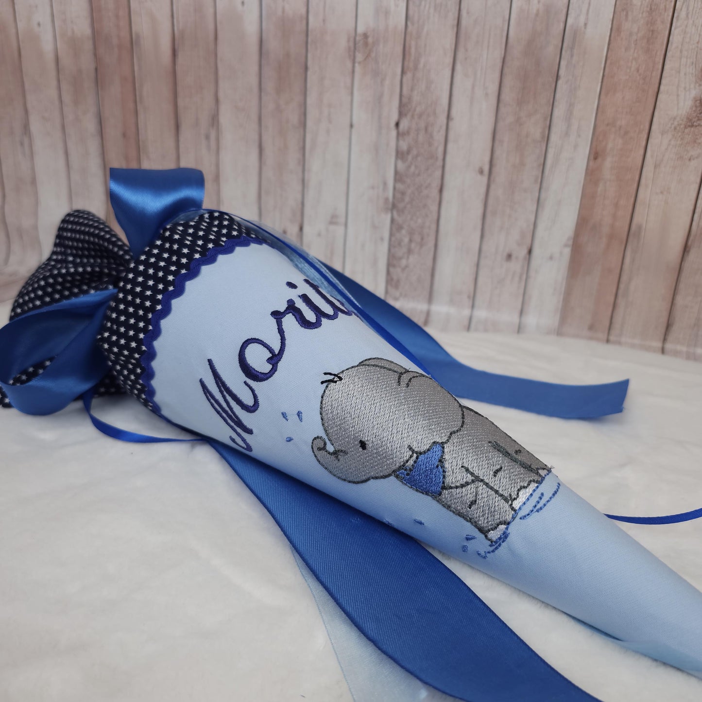 Kindergartentüte | Geschwistertüte | Elefant | Kindergartenstart | 5. Klasse-Schultüte | Kissen | Trosttüte | individuelle Schultüten