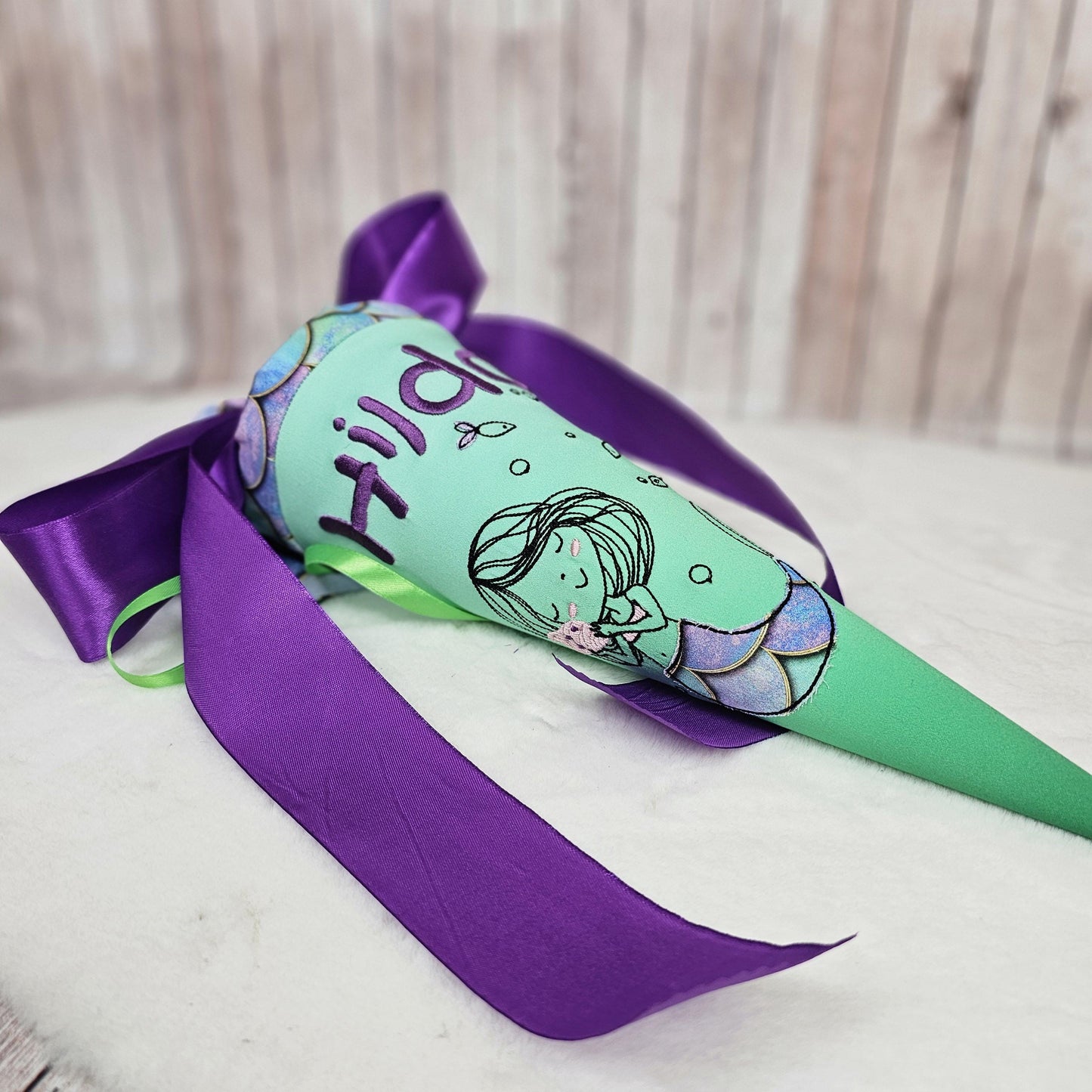 Kindergartentüte | Geschwistertüte | Meerjungfrau | Kindergartenstart | 5. Klasse-Schultüte | Kissen | Trosttüte | individuelle Schultüten