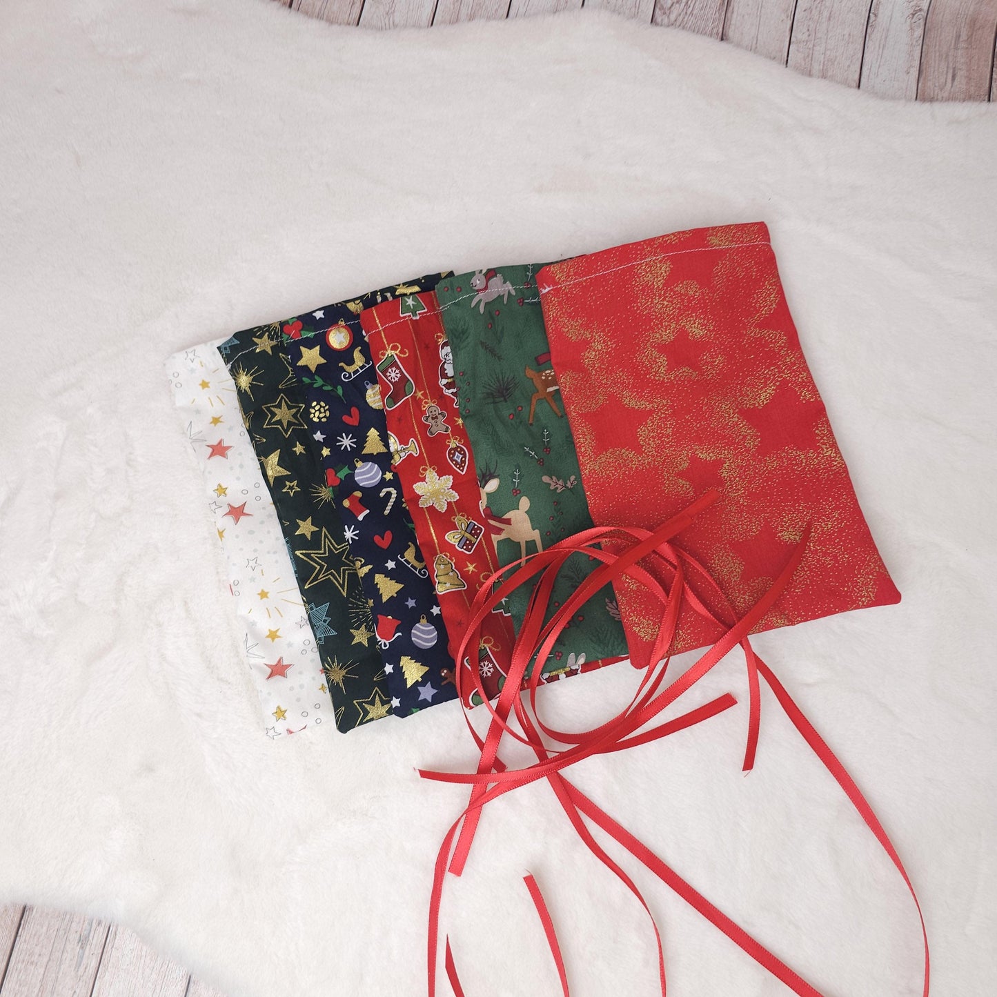 Adventskalendersäckchen | Säckchen aus Stoff | Adventskalender zum befüllen | Weihnachtskalender