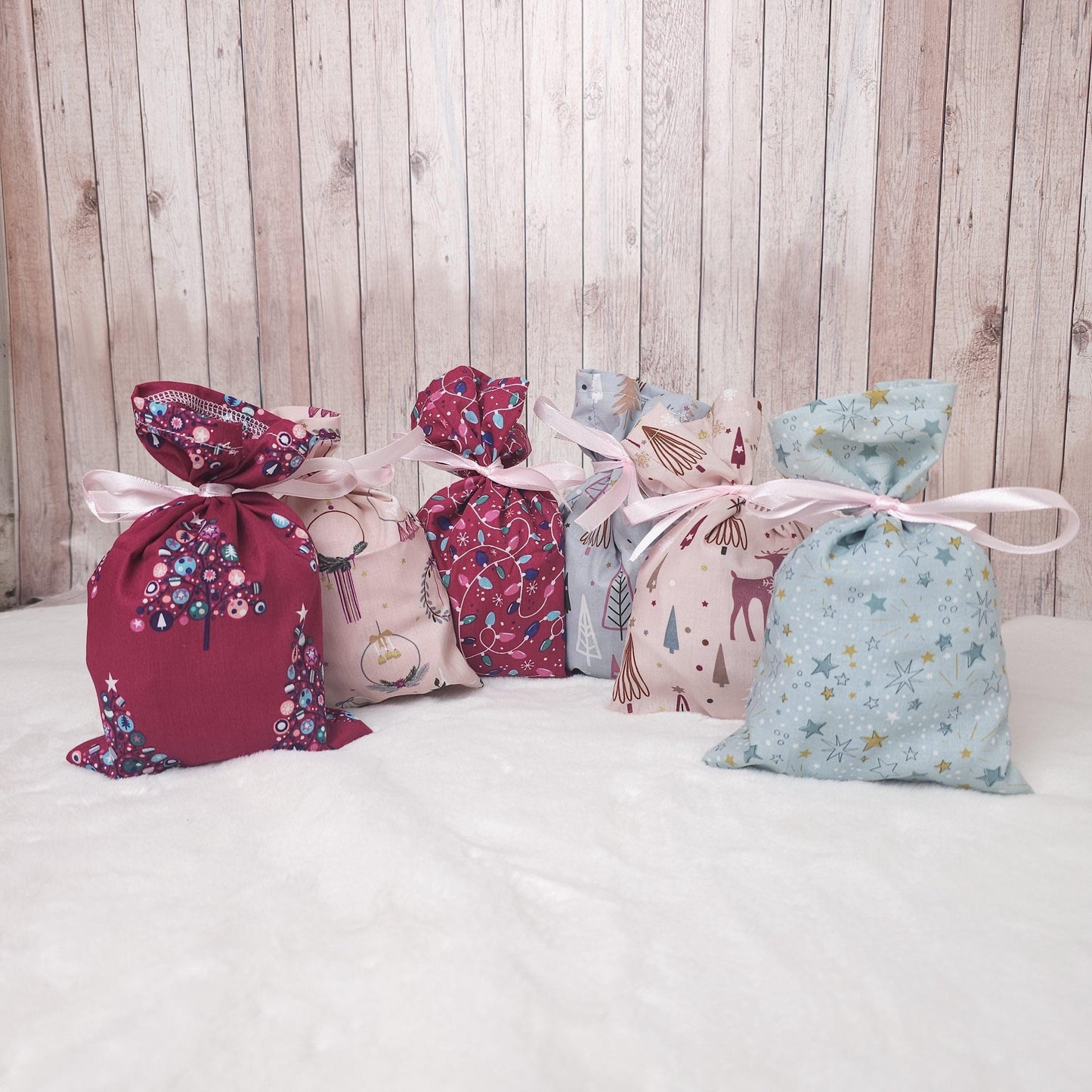 Adventskalendersäckchen | Säckchen aus Stoff | Adventskalender zum befüllen | Weihnachtskalender