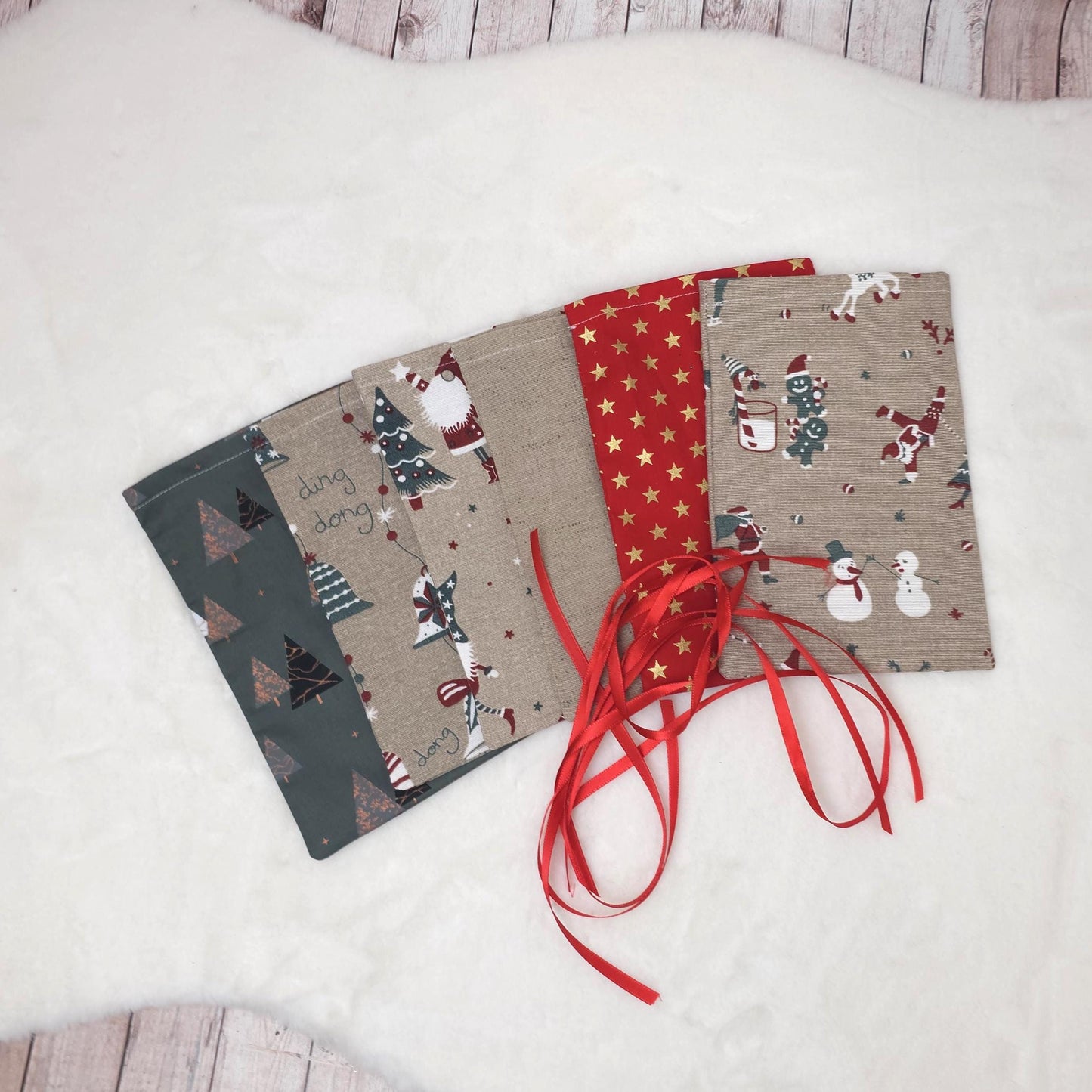 Adventskalendersäckchen | Säckchen aus Stoff | Adventskalender zum befüllen | Weihnachtskalender