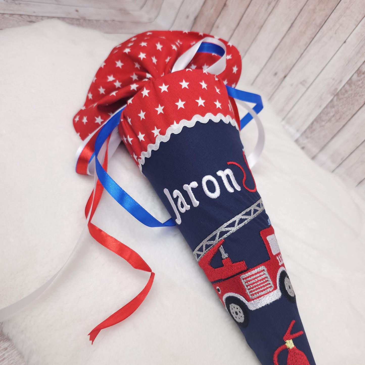 Kindergartentüte | Geschwistertüte | Feuerwehr | Kindergartenstart | 5. Klasse-Schultüte | Kissen | Trosttüte | individuelle Schultüten