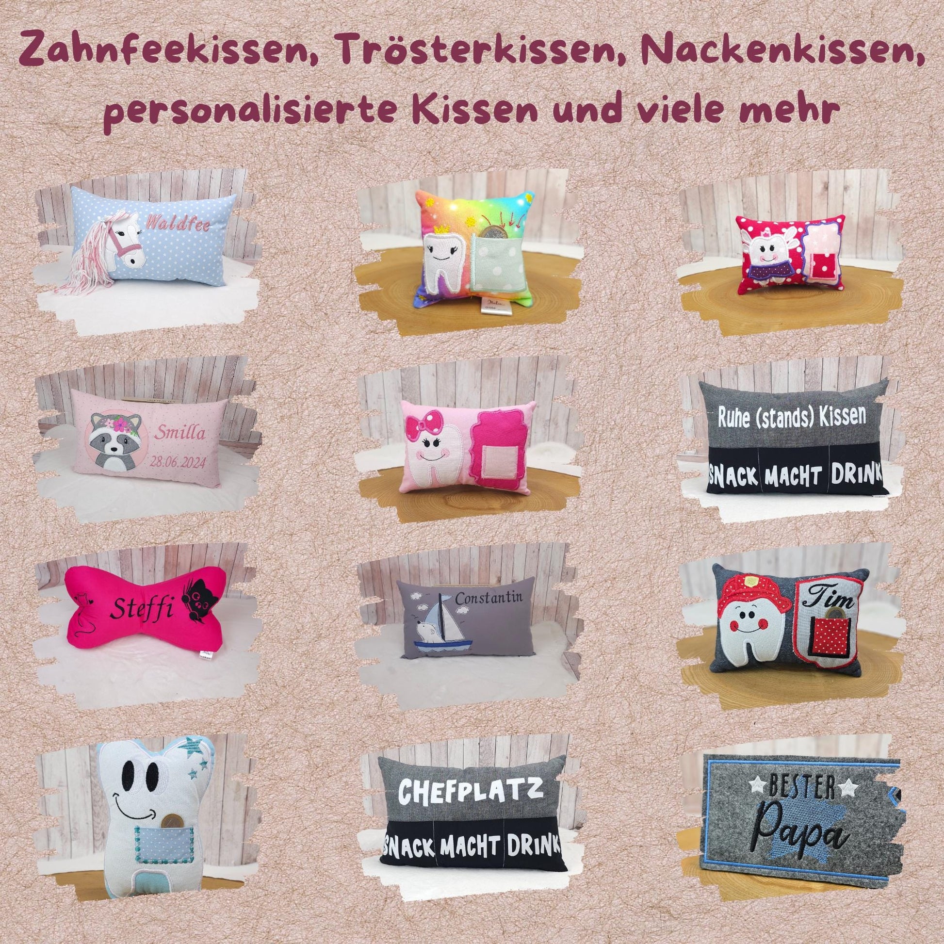 Kindergartentüte | Geschwistertüte | Feuerwehr | Kindergartenstart | 5. Klasse-Schultüte | Kissen | Trosttüte | individuelle Schultüten