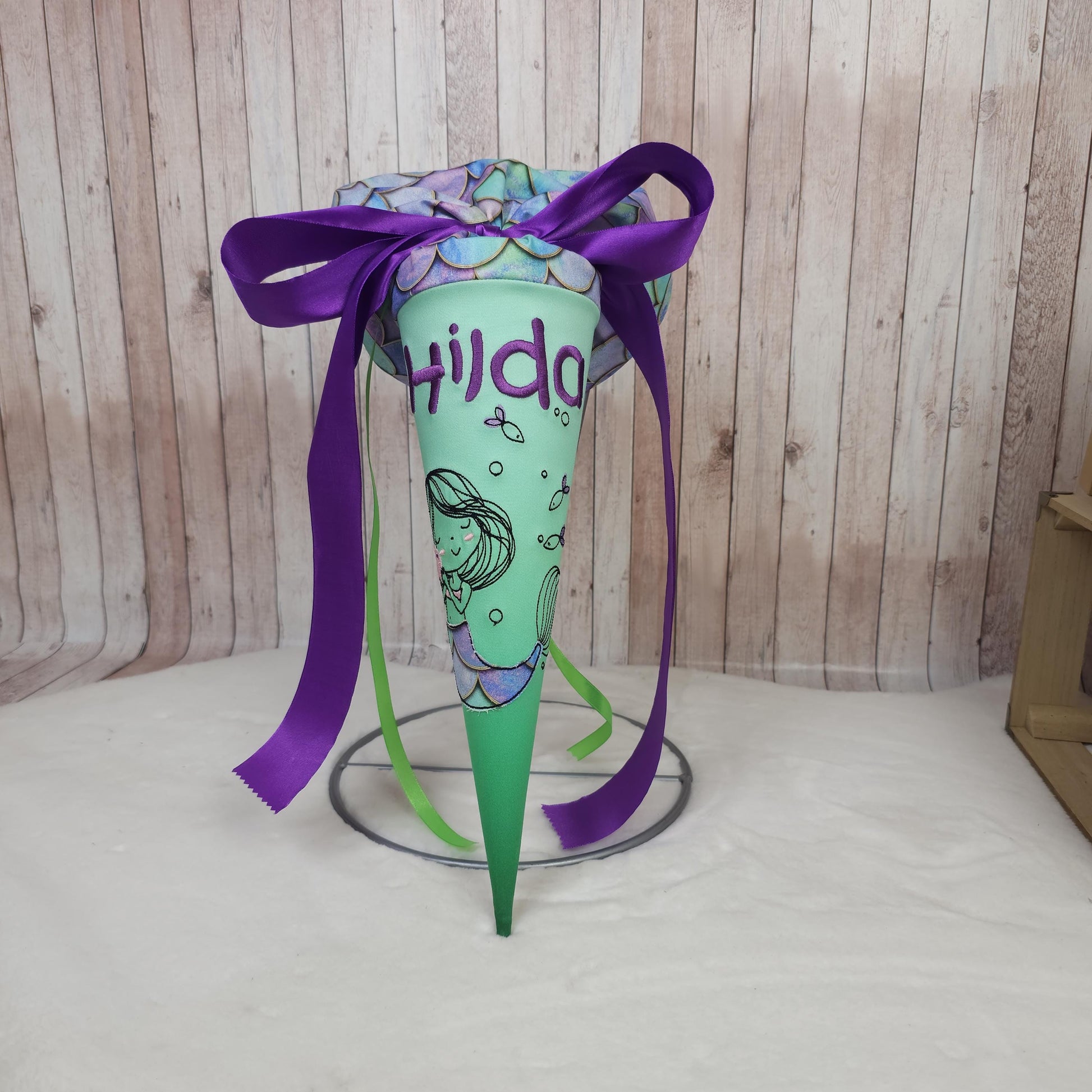 Kindergartentüte | Geschwistertüte | Meerjungfrau | Kindergartenstart | 5. Klasse-Schultüte | Kissen | Trosttüte | individuelle Schultüten