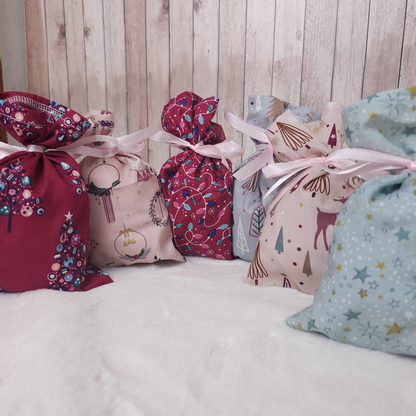 Adventskalendersäckchen | Säckchen aus Stoff | Adventskalender zum befüllen | Weihnachtskalender