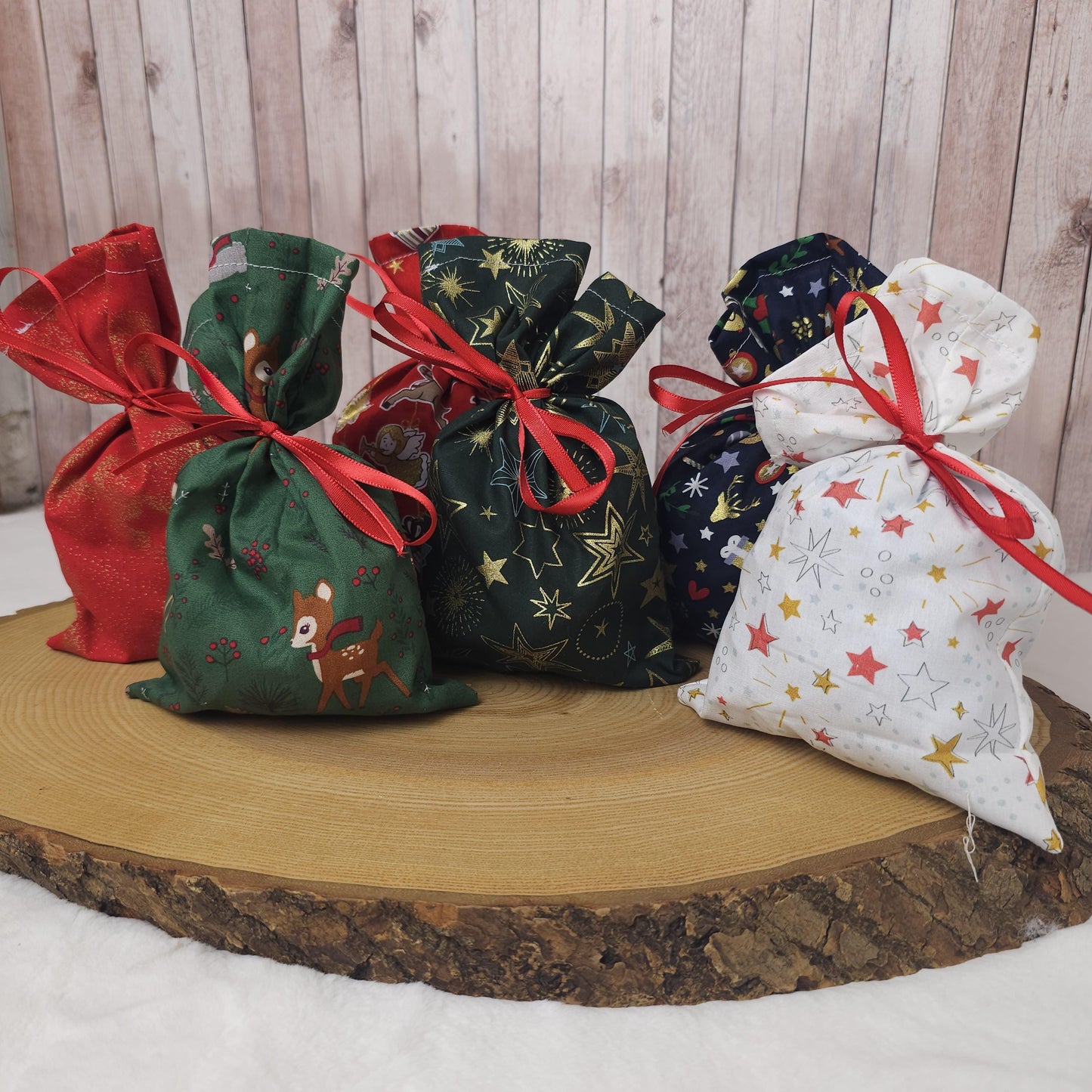 Adventskalendersäckchen | Säckchen aus Stoff | Adventskalender zum befüllen | Weihnachtskalender