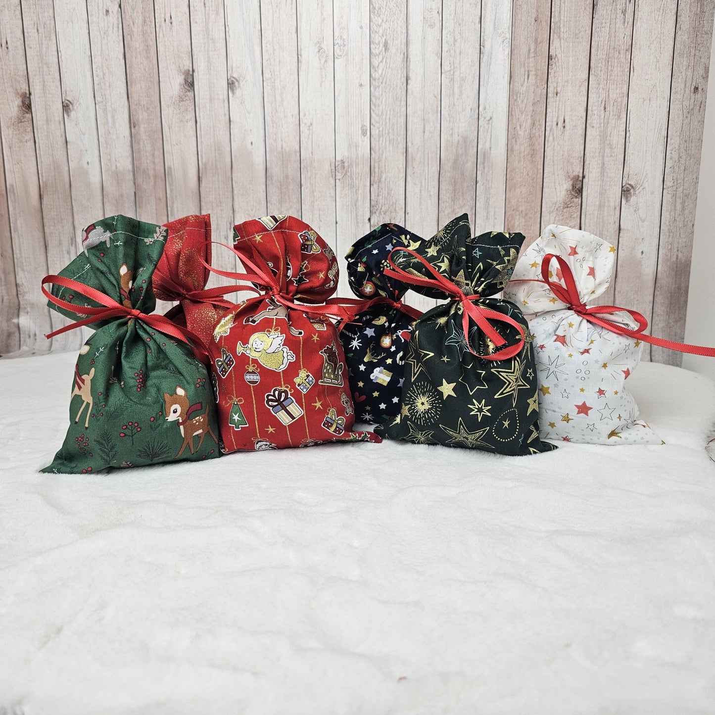 Adventskalendersäckchen | Säckchen aus Stoff | Adventskalender zum befüllen | Weihnachtskalender