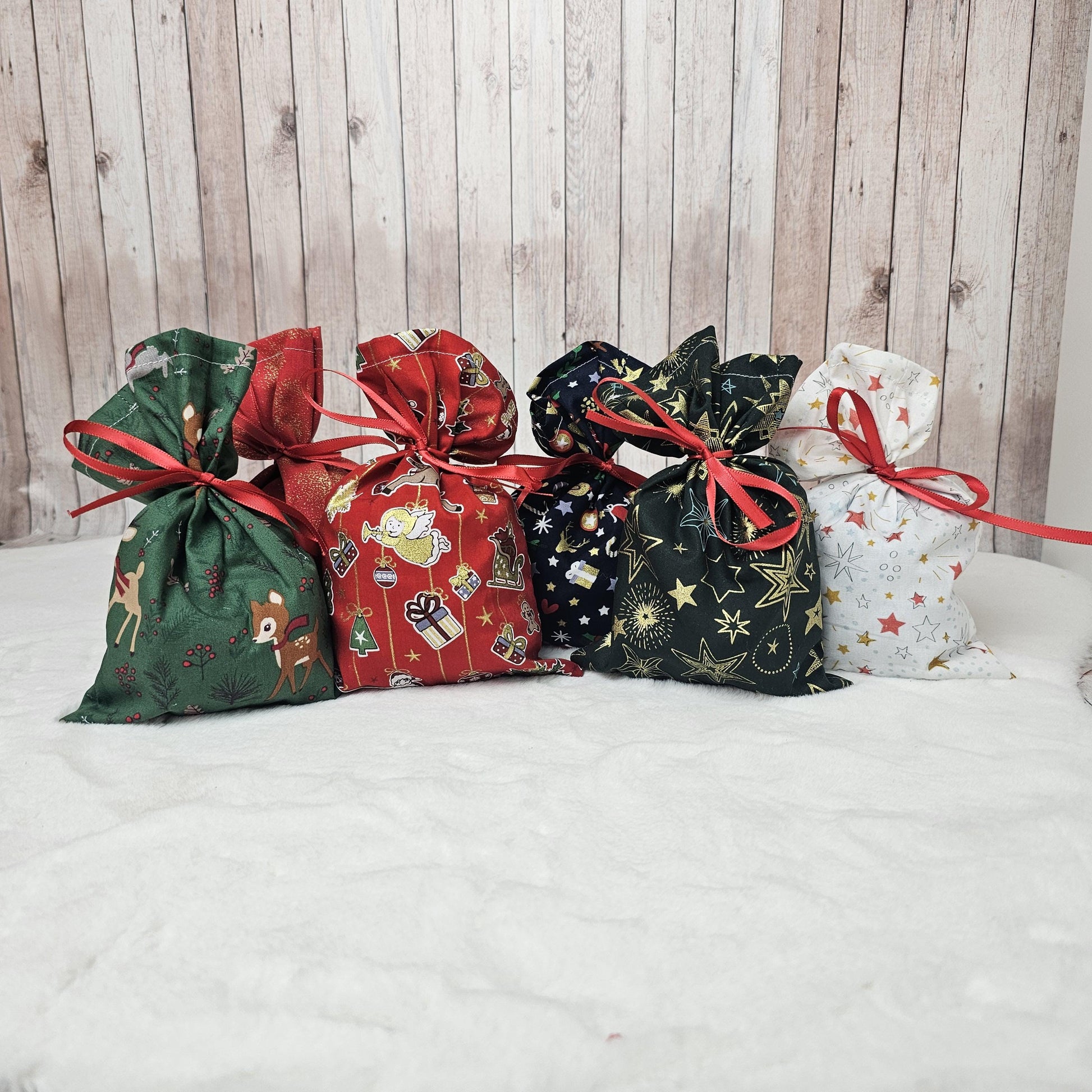 Adventskalendersäckchen | Säckchen aus Stoff | Adventskalender zum befüllen | Weihnachtskalender