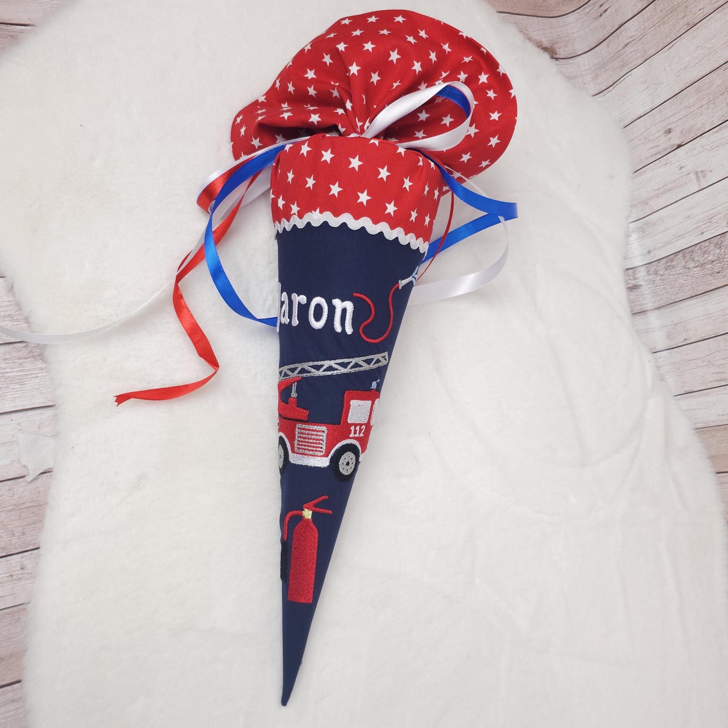 Kindergartentüte | Geschwistertüte | Feuerwehr | Kindergartenstart | 5. Klasse-Schultüte | Kissen | Trosttüte | individuelle Schultüten