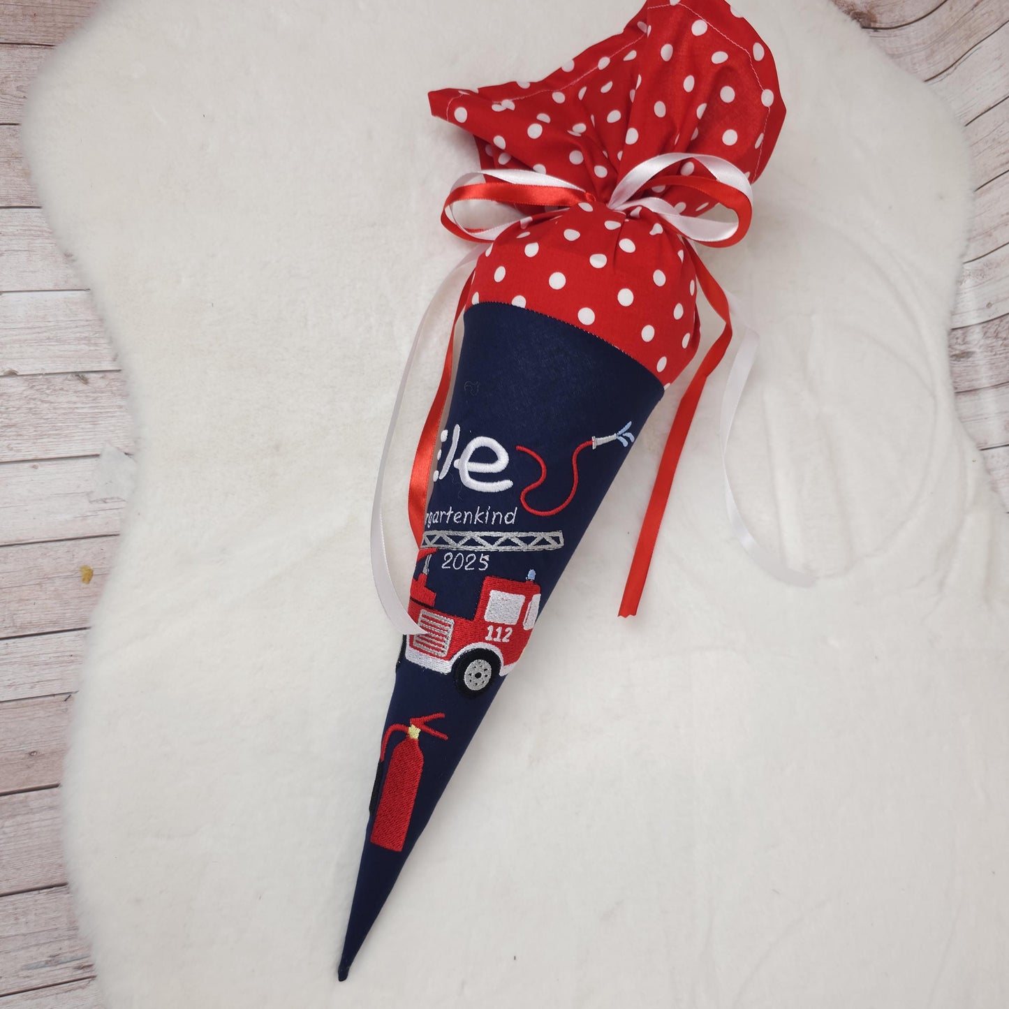 Kindergartentüte | Geschwistertüte | Feuerwehr | Kindergartenstart | 5. Klasse-Schultüte | Kissen | Trosttüte | individuelle Schultüten