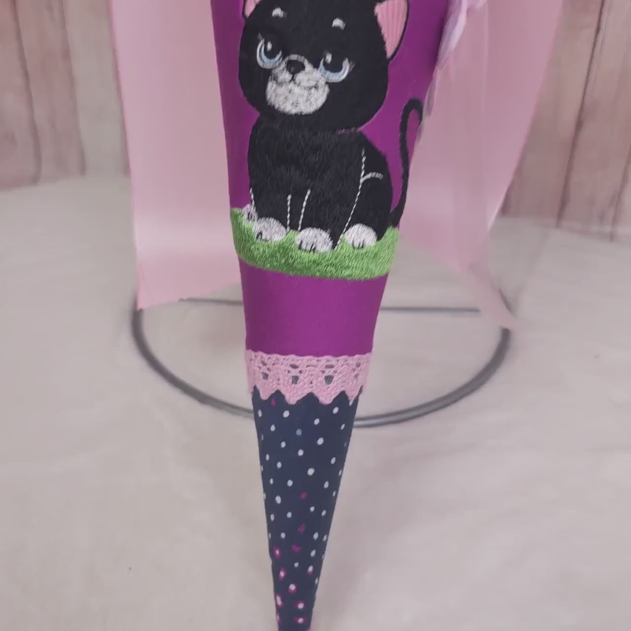 Kindergartentüte | Geschwistertüte | Katze | Kindergartenstart | 5. Klasse-Schultüte | Kissen | Trosttüte | individuelle Schultüten