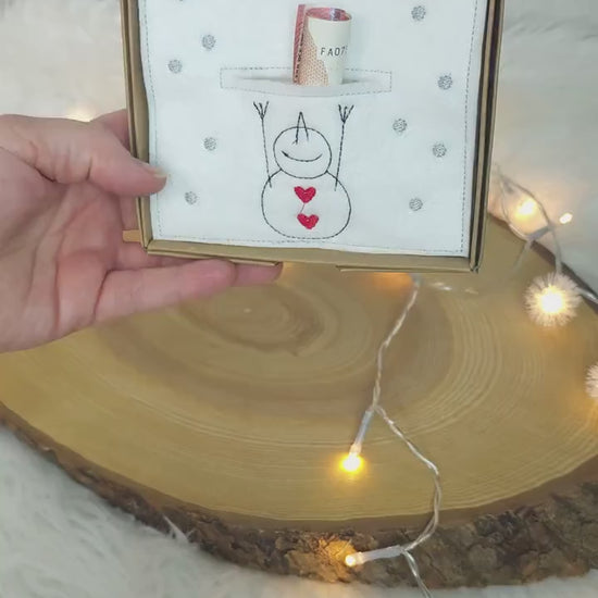 Geldgeschenk aus Filz | Weihnachtsgeschenkidee | Gutschein | Wunscherfüller | Mitbringsel | Weihnachtsgeld | Geschenkverpackung