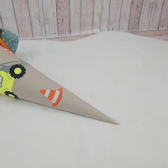 Kindergartentüte | Geschwistertüte | Bagger | Kindergartenstart | 5. Klasse-Schultüte | Kissen | Trosttüte | individuelle Schultüten