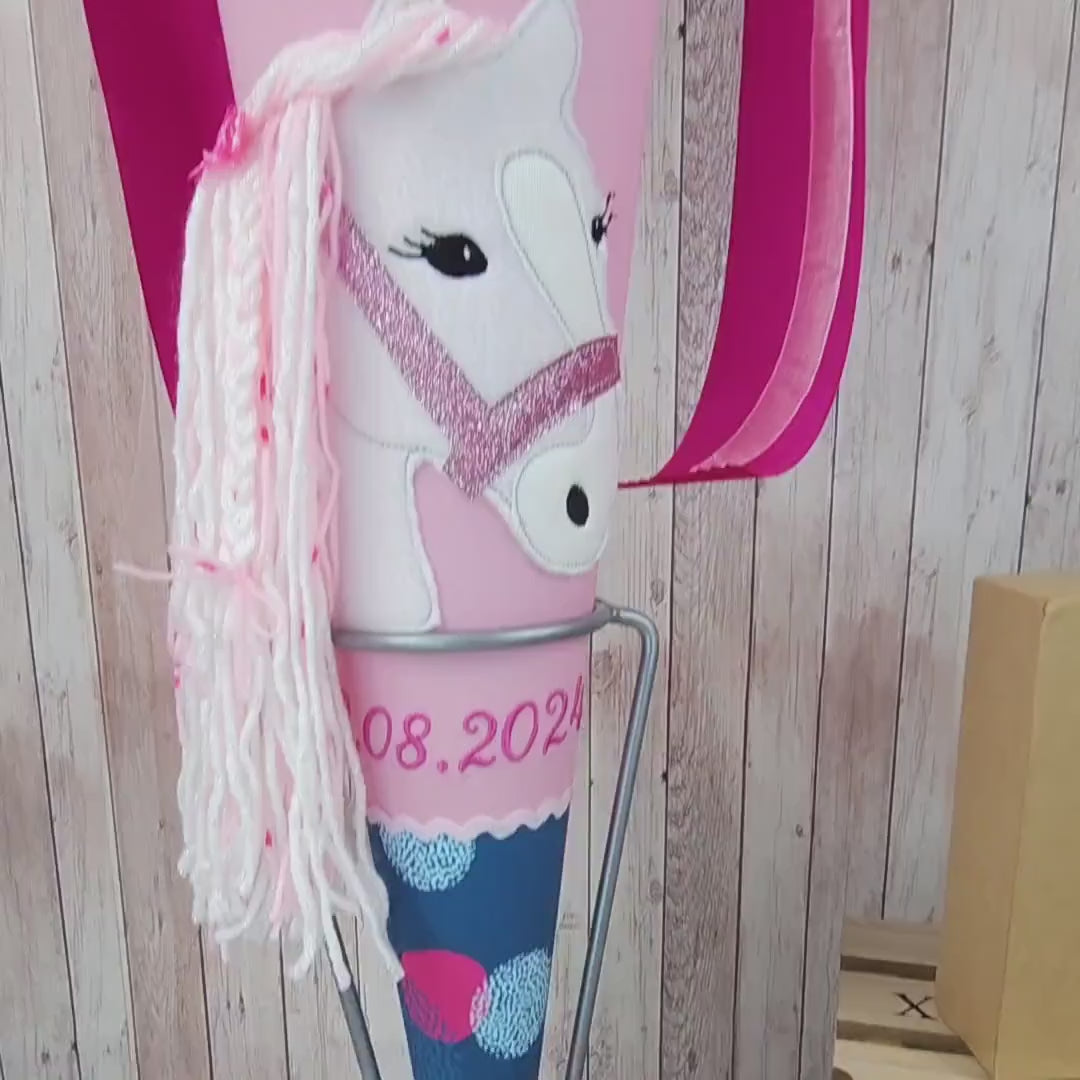 Schultüte passend zum Ranzen Polly von McNeill | Zuckertüte 70 cm bestickt | Einschulung