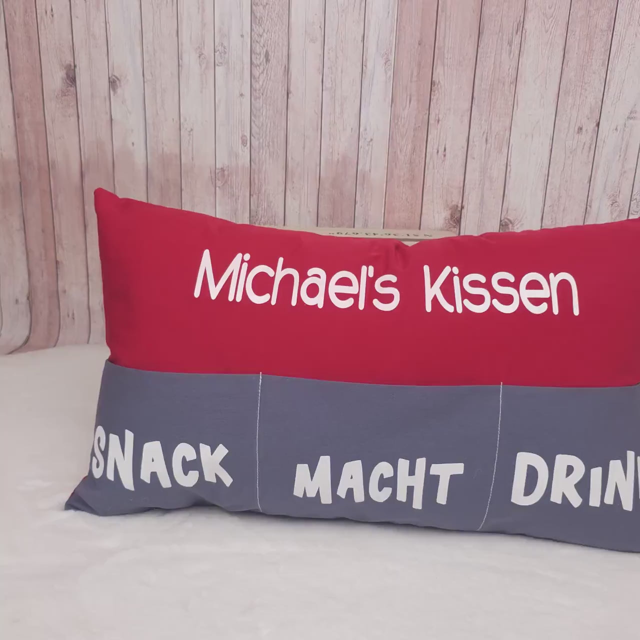 Kissen mit Einstecktaschen 50x30cm | Geschenkidee | Sofakissen | personalisierbar | Deko Kissen | Männerkissen | Frauenkissen