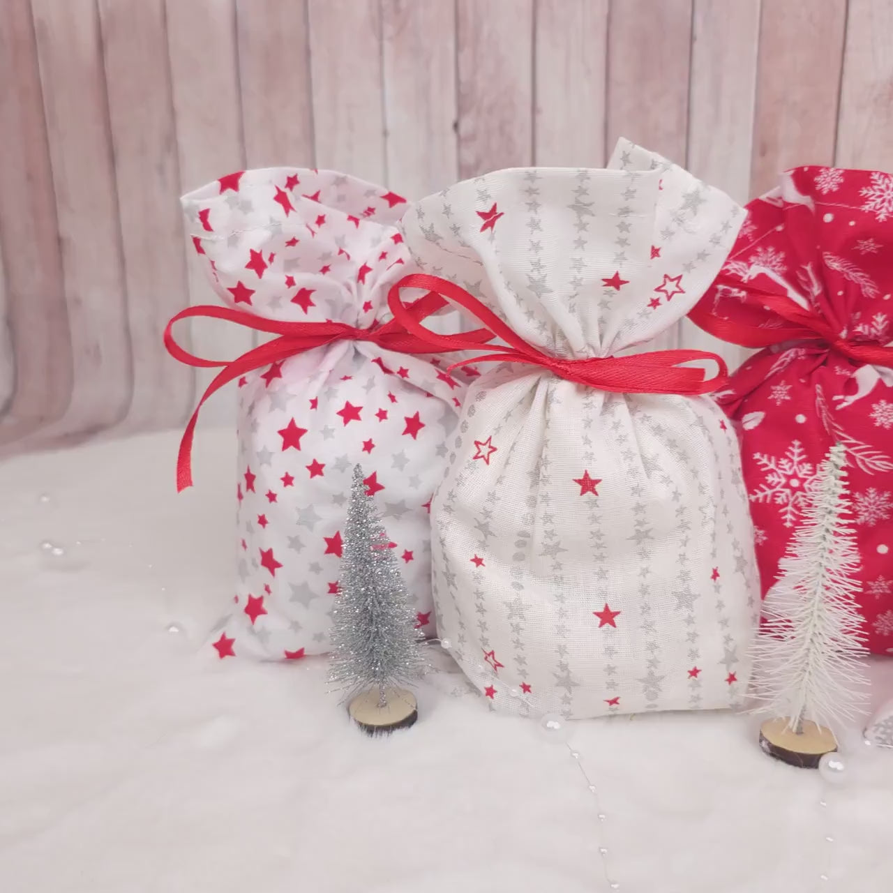 Adventskalendersäckchen | Säckchen aus Stoff |  Adventskalender zum befüllen | Weihnachtskalender