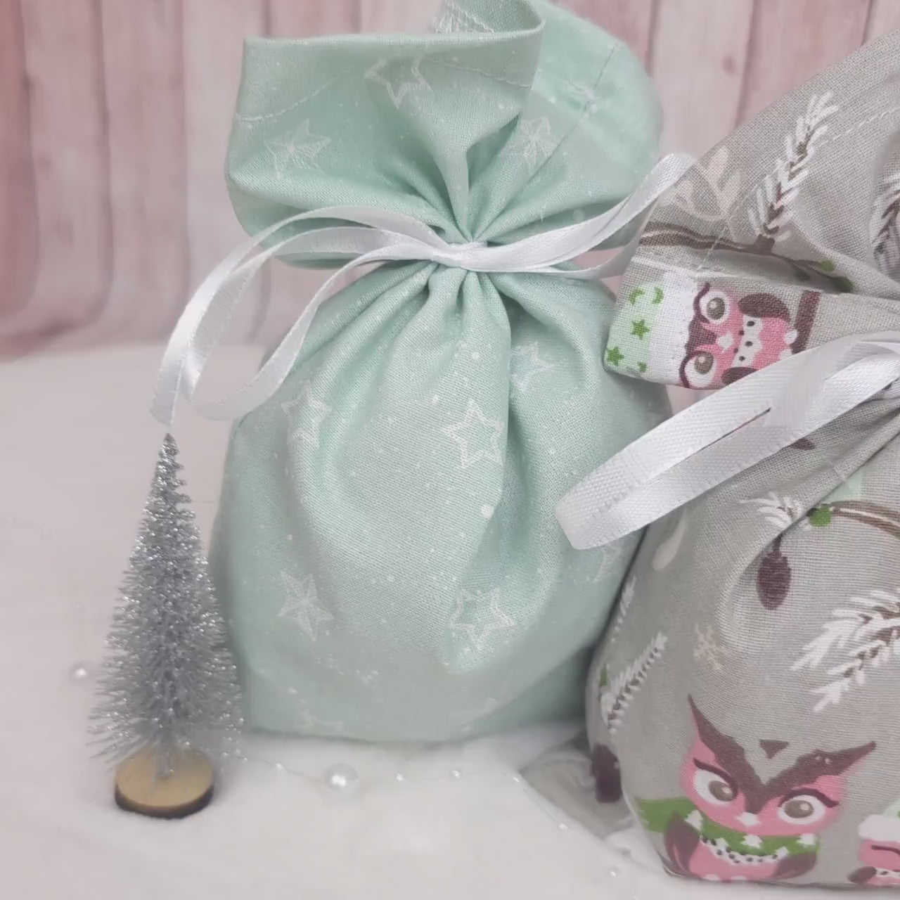 Adventskalendersäckchen | Säckchen aus Stoff |  Adventskalender zum befüllen | Weihnachtskalender